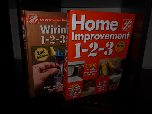 Home Depot has really good…Books???