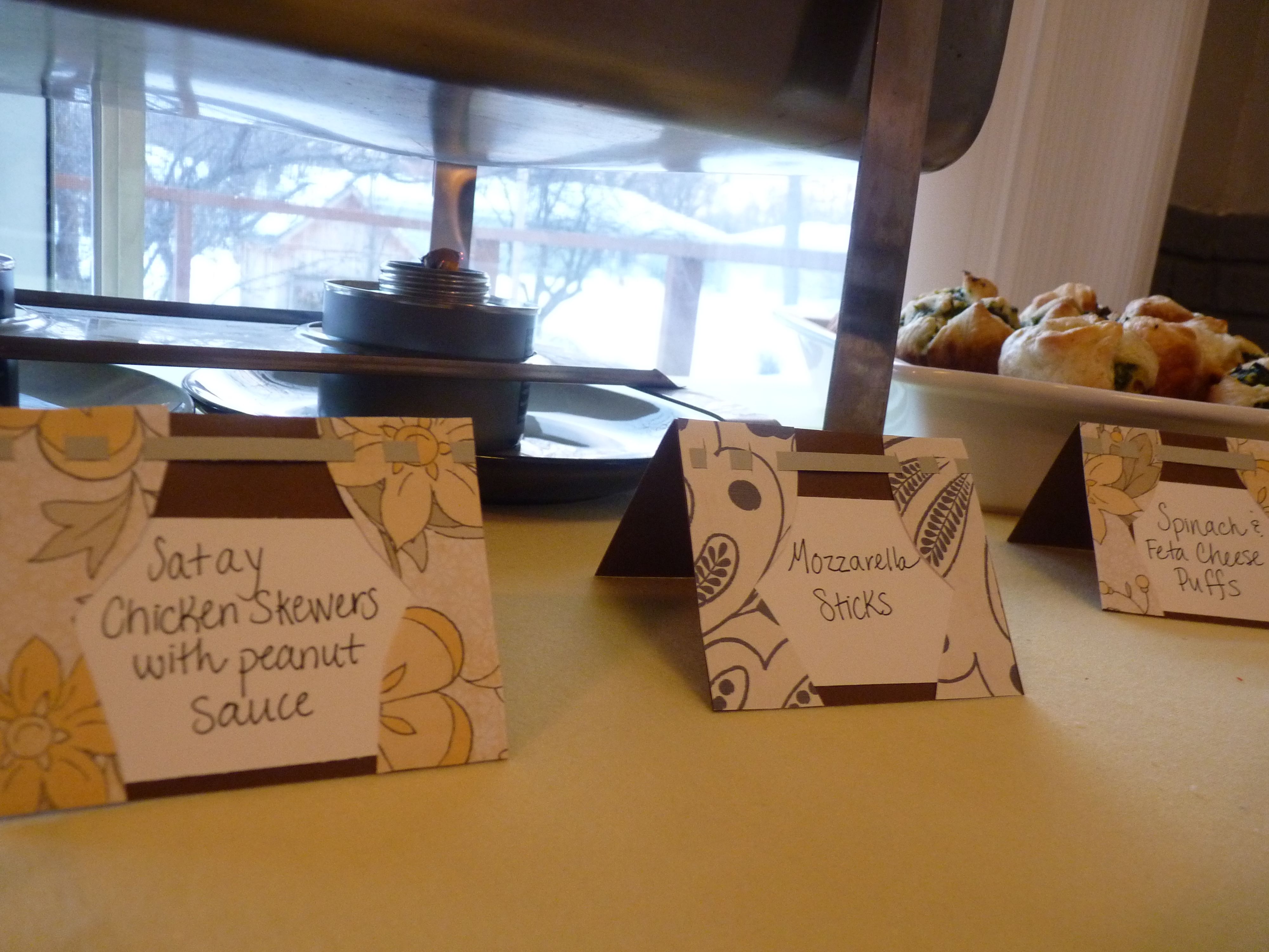 food place cards