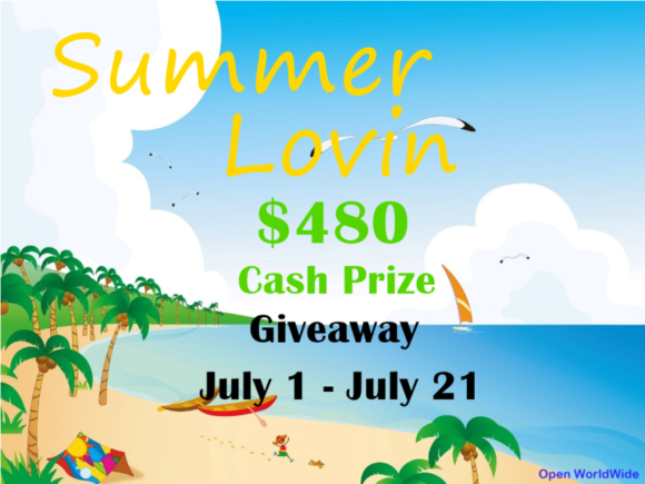 Summer Lovin 480 Dollar Cash Giveaway