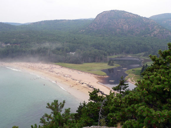 Beach and Mountain