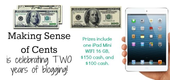 Making Sense of Cents Giveaway