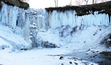 Minnehaha Falls in Winter