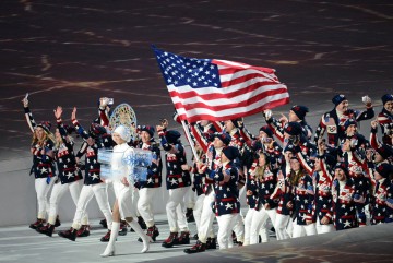 Team USA Opening Ceremony Sochi Olympics
