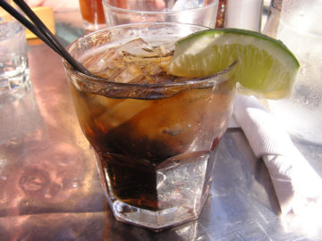Rum and Coke Cuba Libre
