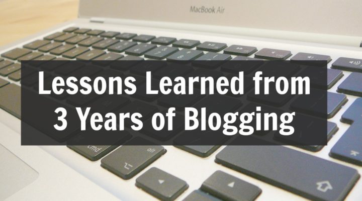 Lessons Learned from 3 Years of Blogging