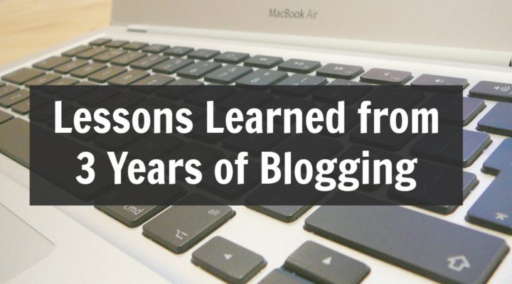 Lessons Learned from 3 Years of Blogging