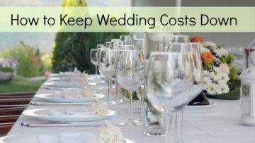 how to keep wedding costs down
