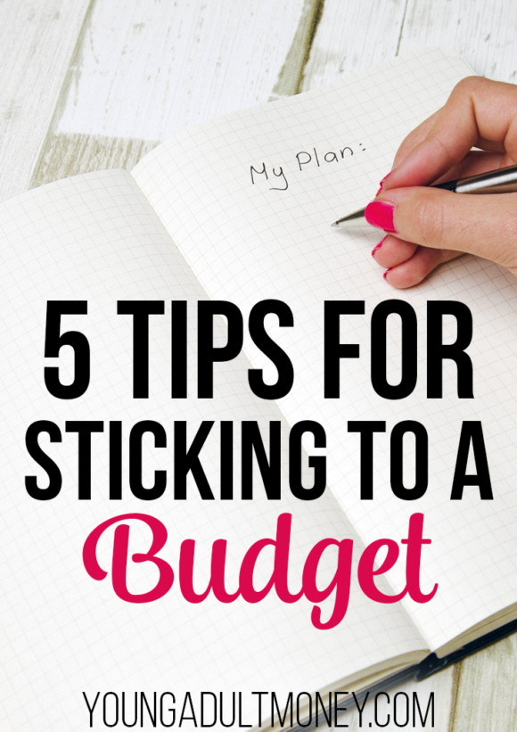 Many people find sticking to a budget difficult. This post has 5 tips for successful budgeting.