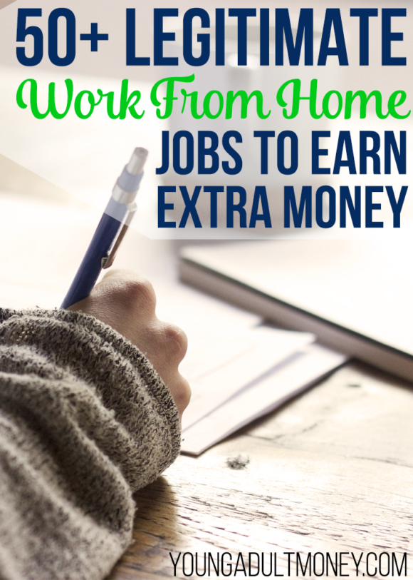 Do you want to make extra money from the comfort of your home? Here's a huge list of over 50 legitimate ways to make extra money at home.