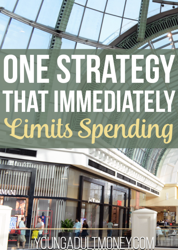 Are you having trouble telling yourself no when it comes to making purchases? Is money slipping through the cracks easily? Then learn the one strategy that immediately limits spending.