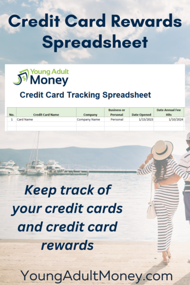 If you use credit cards for rewards, you likely have multiple credit cards. Our credit card rewards tracking spreadsheet can keep you organize.d