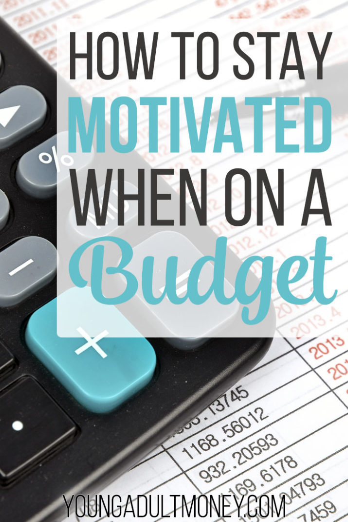 Staying motivated when on a budget can be difficult if you have the wrong mindset about it. Here's how to find happiness with your budget so you stay on track.