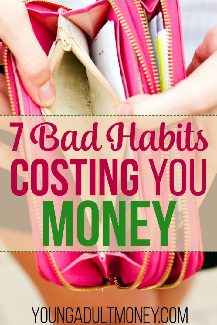 We are all guilty of some bad habits. But how much do our habits actually cost us financially? Here's the real cost of 7 bad habits.
