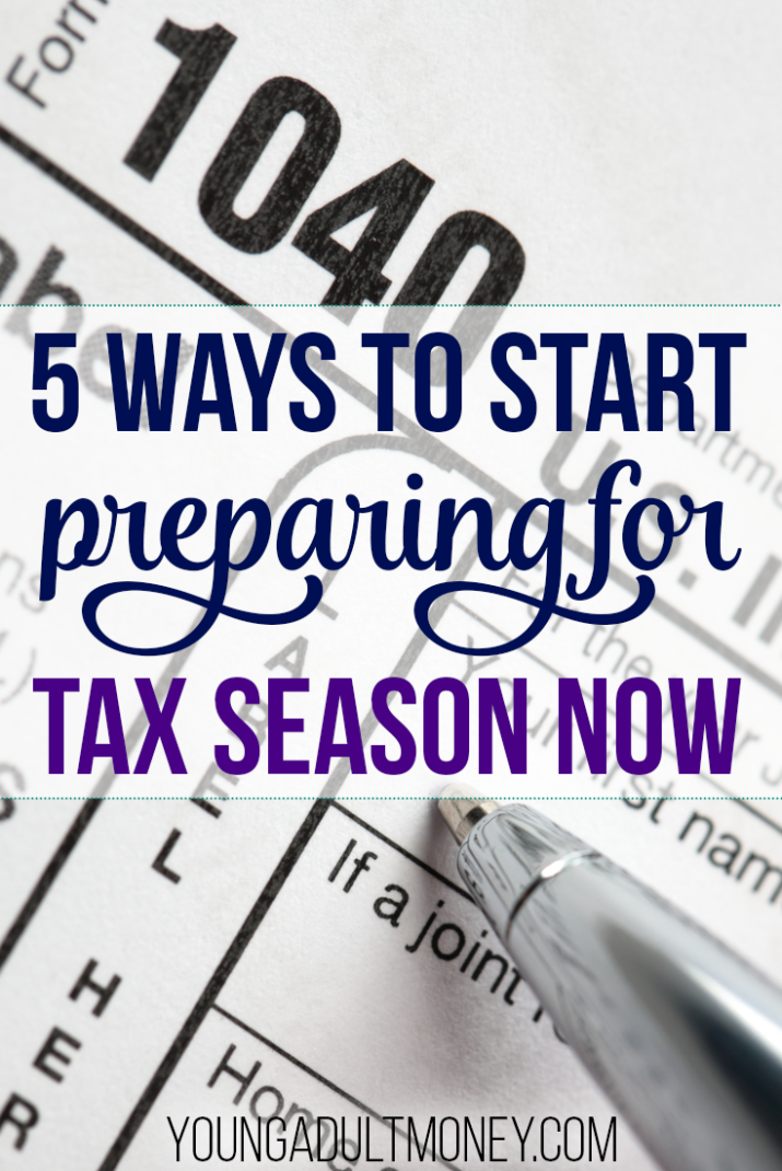 Tax season doesn't have to be a pain. You can start preparing for tax season early by doing these 5 things.