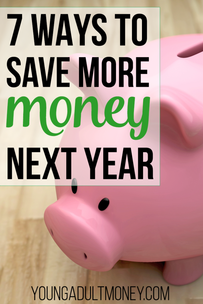 Want to save more money in the new year? Here are 6 creative ideas to save more money next year!