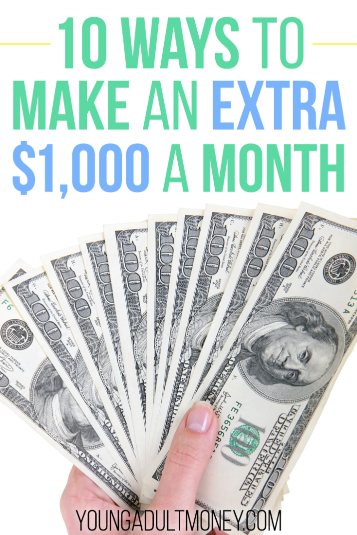 How would an extra $1,000 a month improve your finances? Here are 10 side hustles that can increase your income by $1,000 a month.
