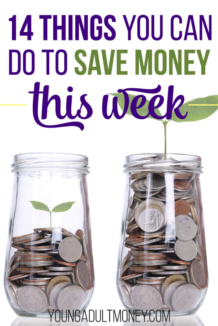 Do you find yourself wondering where your money actually goes? Money can seem so easy to spend, but with some adjustments, it can be just as easy to save. Here's how you can save money this week.