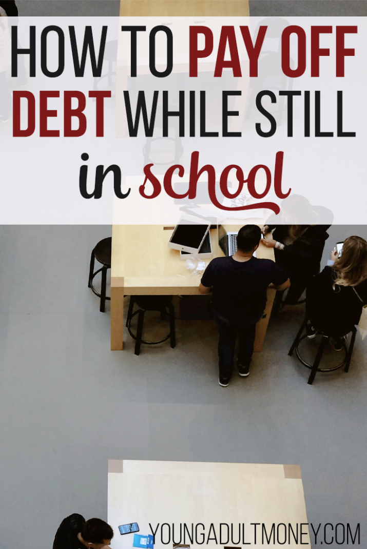 Are you a college student that has yet to start paying off their debt? You don't have to wait! You can make payments to your debt early. Here's how I do it.