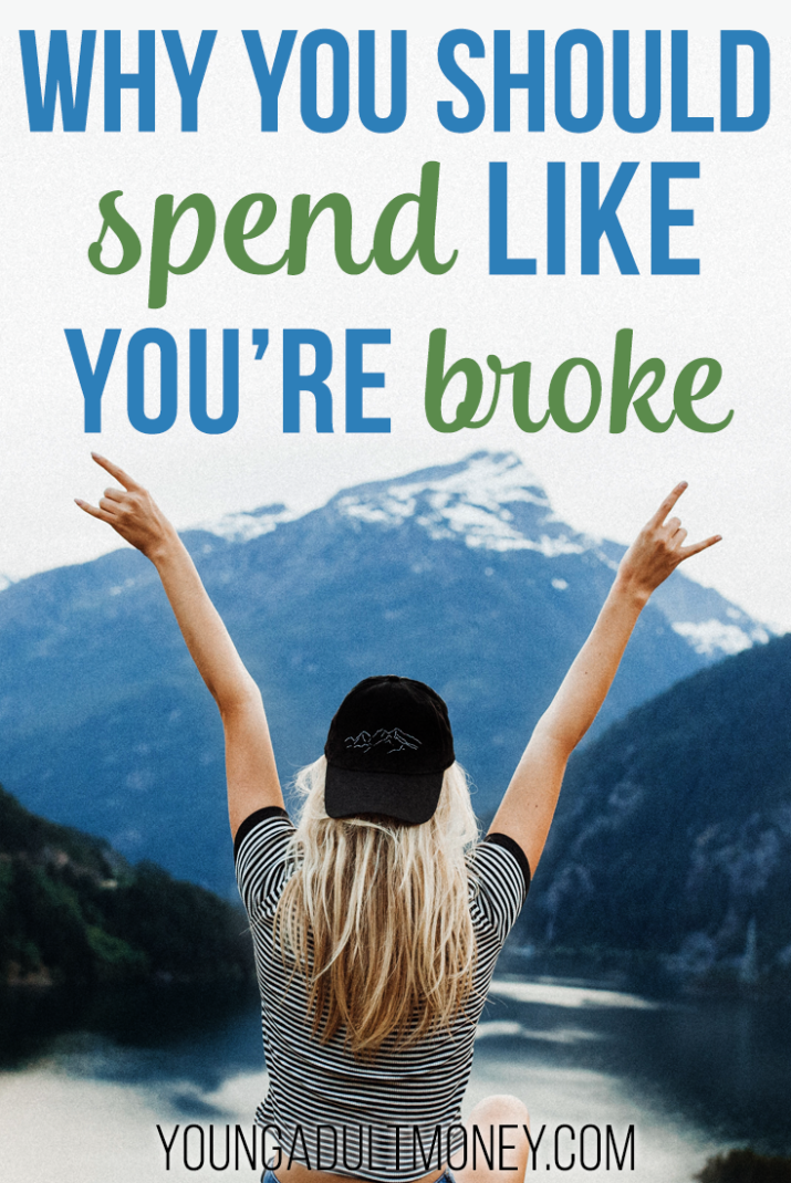 Got money? Save it! Just because you've increased your income doesn't mean you should spend more money. Here's why you should spend like you're broke, regardless of how much money you have.