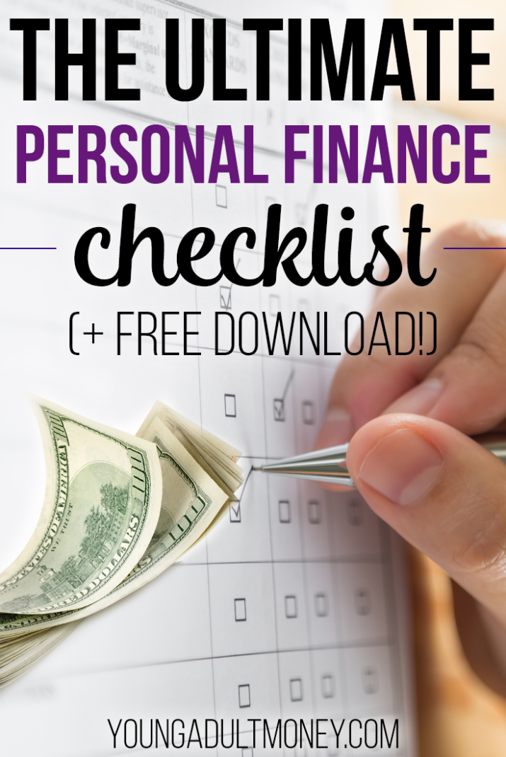 Ready to get serious about your finances? Use our free ultimate personal finance checklist to take proactive steps to improve your finances.