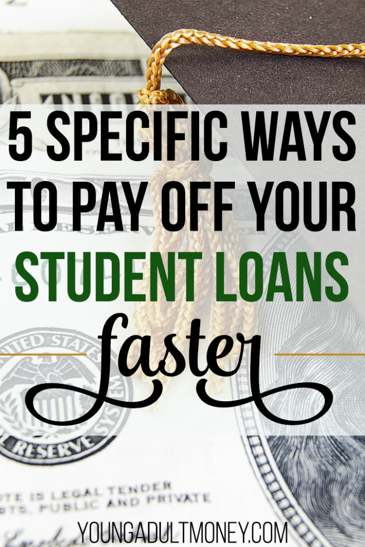 Ready to get serious about paying off your student loan debt? Follow these 5 tips for getting out of student loan debt faster.