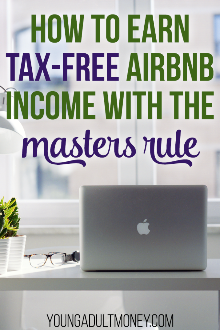 Renting on Airbnb is a popular way to earn additional money. There is a little known tax loophole called the Masters Rule that allows people to rent out their residences for up to 14 nights per year without reporting the income. For occasional hosts this is a great tax-free side hustle to earn uncapped tax-free income.
