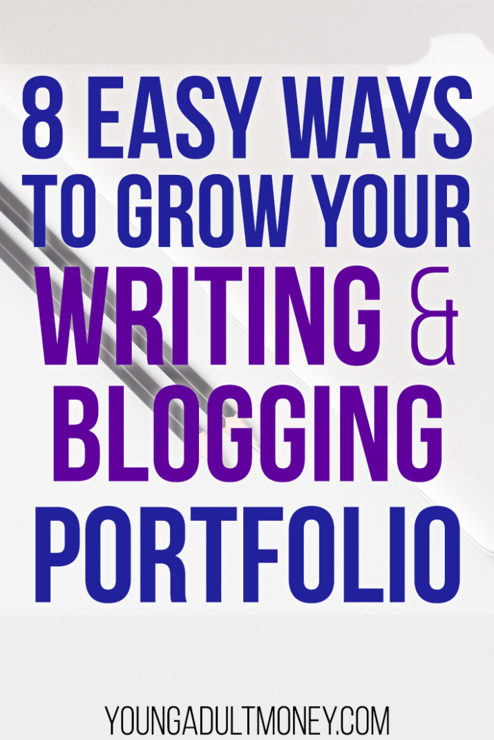 Do you want to make money with online writing but are worried that you don't have enough experience? Here are 8 easy ways to grow your writing and blogging portfolio to help you land your first paid client!
