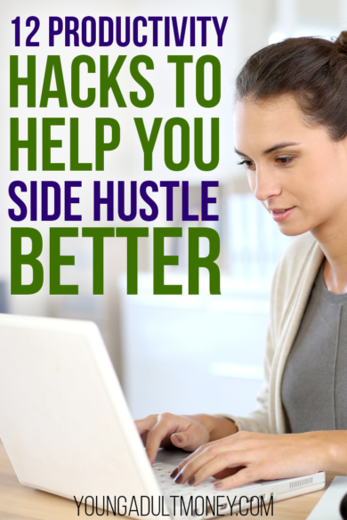 It's difficult to make a side hustle work. Everyone is busy. You have to make the best use of your time. These 12 productivity hacks are guaranteed to help you side hustle better.