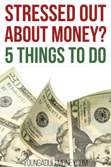 Don't let money stress you out. Here's some things you can do to help alleviate your stress.