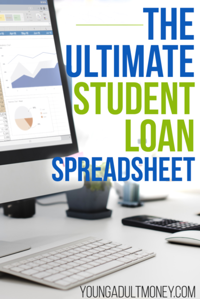 We created a new and improved student loan spreadsheet to help you track your student loans. Includes tabs that help you find your loans and estimate income-driven repayment plans. Free to download.