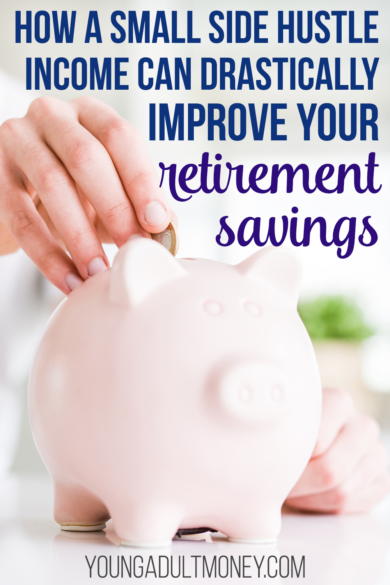 Even a few hundred dollars a month in side hustle income can have a big impact on your retirement savings - potentially hundreds of thousands of dollars! Here's a couple of examples that show how it's possible.