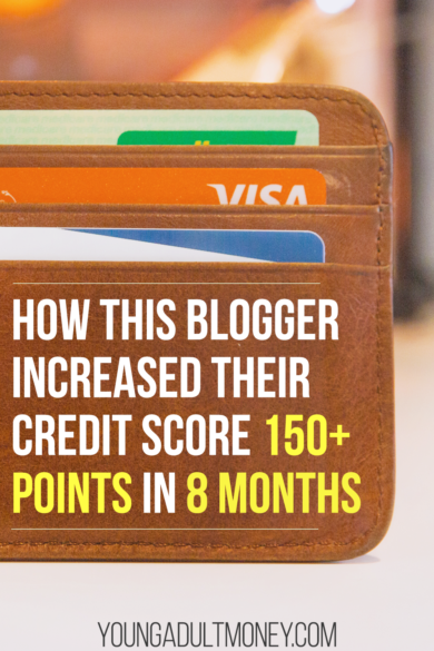 Your credit score can have a big impact on your finances. The better your score, the better interest rate you will have on debt, including opportunities to refinance your debt for a better rate. Here's a real life example of how a blogger increased their credit score 150+ points in 8 months, and practical ways you can increase your credit score too.