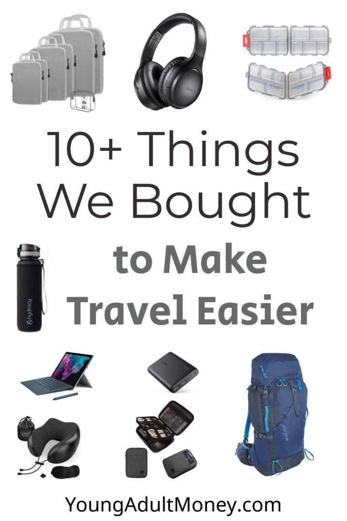 Before our trip to Asia we decided to spend some time looking at things that would make international travel easier. We wanted to be as prepared as possible, and as comfortable as possible in the long flights we were going to take. Here are 10+ things we bought that helped make international travel easier.