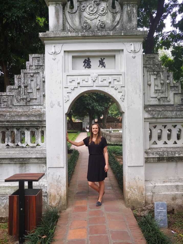 Temple of Literature Hanoi Vietnam Arch