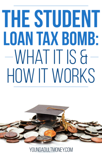 Student loan forgiveness can be a life-changing event for some student loan borrowers, but in some cases it comes with a catch: the student loan tax bomb. In this post we go over what the student loan tax bomb is and how it works. A little planning ahead and you will be ready for the student loan tax bomb.