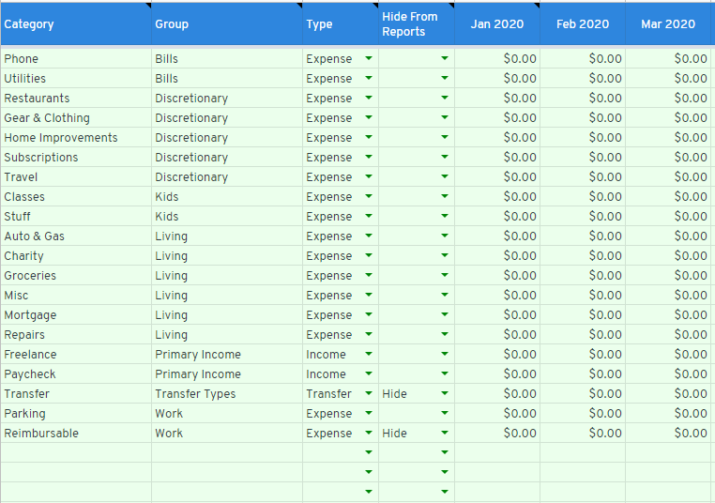 Tiller Money Review Automated Budget Spreadsheet App 2020 LaptrinhX