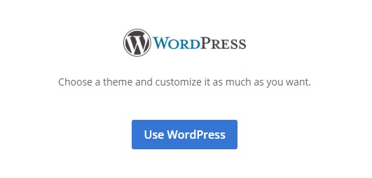 BlueHost Use WordPress