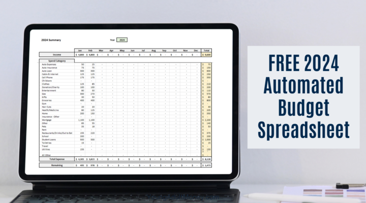 Finally! An Automated Budget Spreadsheet in Excel 2024